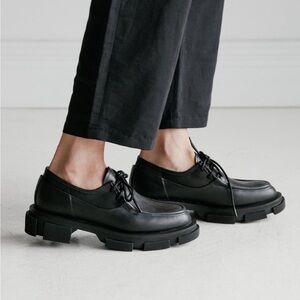 Both X Robert Clergerie Bigup Rubberized Oxford shoes | black | 38 / US 7.5